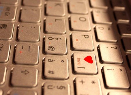 keyboard heart